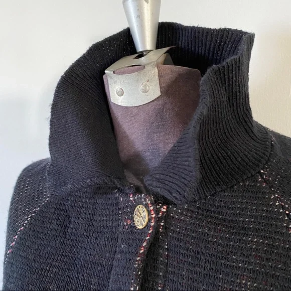 Vintage 70’s Fair Isle Poncho Cape Sturbridge By Roosevelt Black Red Knit Womens - Picture 8 of 11